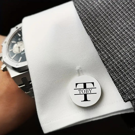 Beautiful Cufflinks Personalized with Your Name